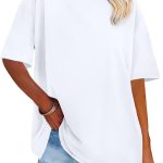 Womens Oversized Tshirt Graphic Tees Crew Neck Summer Short Sleeve Tops |  Graphic Oversized Tshirts Soft Smooth Tee Casual Tops Easy to Match All Season Wear with Varied Delicate Prints 2026