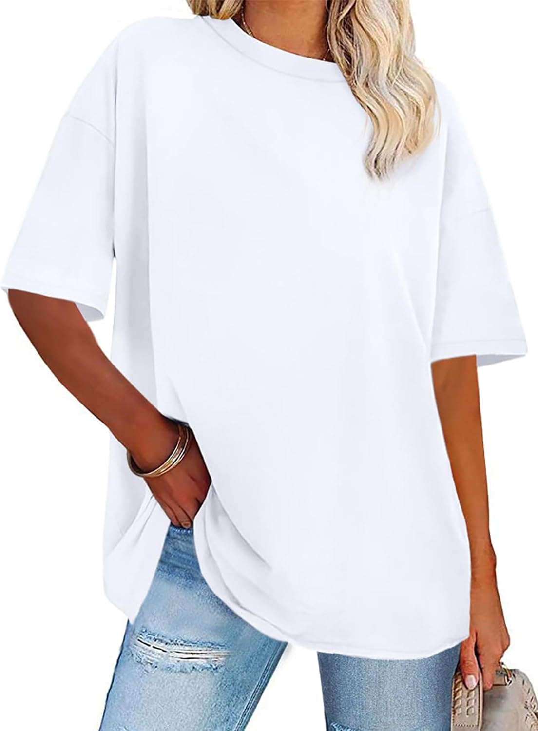 611YTp7OJ6L._AC_SL1500_.jpg Womens Oversized Tshirt Graphic Tees Crew Neck Summer Short Sleeve Tops | Graphic Oversized Tshirts Soft Smooth Tee Casual Tops Easy to Match All Season Wear with Varied Delicate Prints 2026 - Image 1