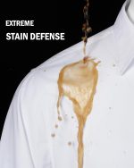 MenShort Sleeve Dress T-Shirts Stretch Stain Shield Casual Button Down T-Shirts Solid Formal T-Shirt - Image 2