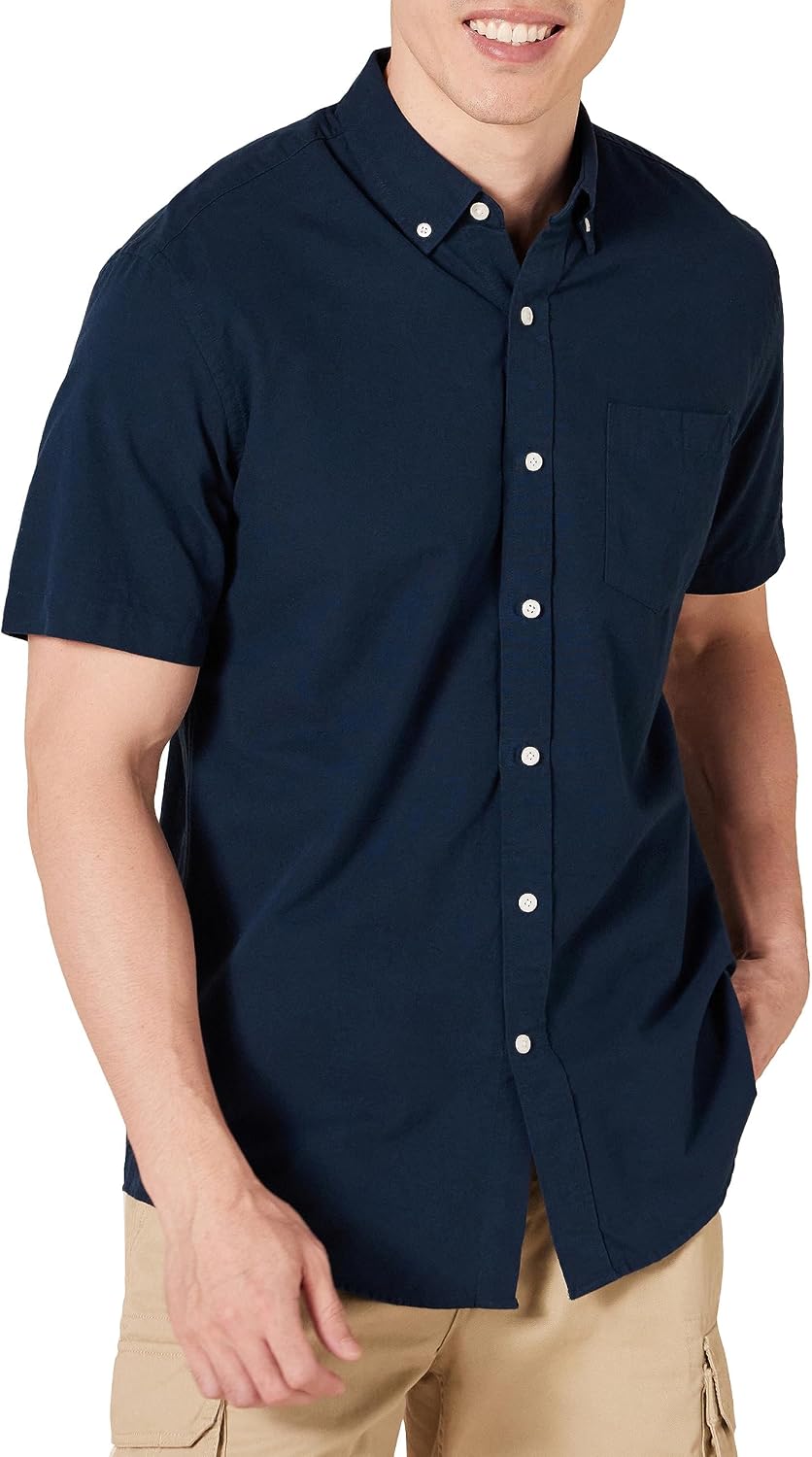 81iOipoQqpL._AC_SL1500_.jpg Oxford T-Shirts for Men - Regular-Fit, Short-Sleeve - Image 1