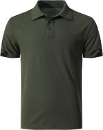 MenQuick-Dry  Shirts Short Sve Performance for Golf Tennis Daily Casual Collared T-Shirt - Image 2