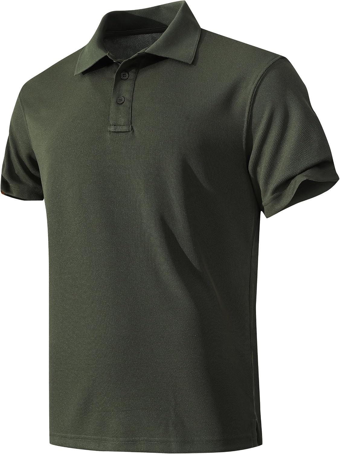 91IF5yze38L._AC_SL1500_.jpg MenQuick-Dry Shirts Short Sve Performance for Golf Tennis Daily Casual Collared T-Shirt - Image 1